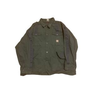 State Property Rocawear Olive Vintage Y2K Military Heavyweight Jacket Sz 3X